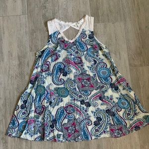 🌸🌺NEVER WORN🌷💐Colorful summer dress!! Size Medium! Flowy & hippie chic!!